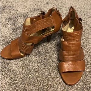 Tan Michael Kors heels 7.5